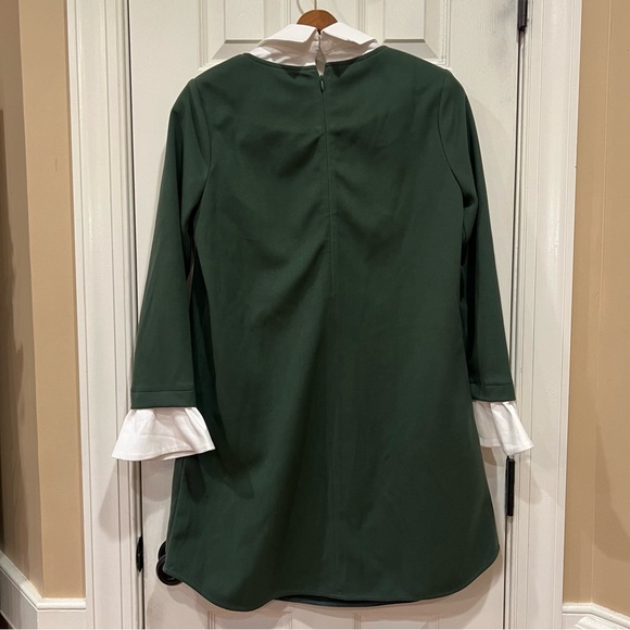 NWOT Tuckernuck English Ivy Dakotah Dickie Collared Hunter Green Peter Pan Small - Picture 6 of 8